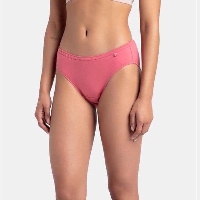 Jockey 1410 Women's Super Combed Cotton Bikini Panty|PO3 | Multicolor Dark assorted-S