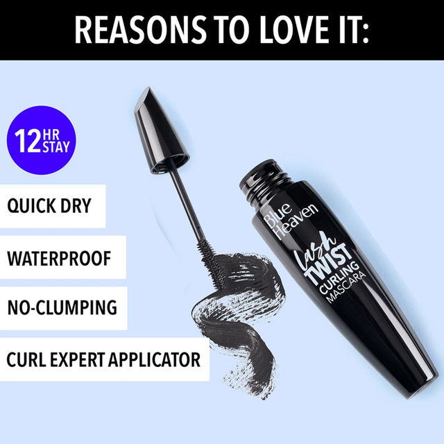 Blue Heaven Lash Twist Curling Mascara Black