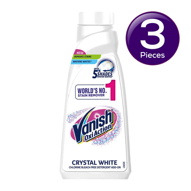 Vanish White Chlorine Bleach Free Detergent Liquid 800 ml Combo