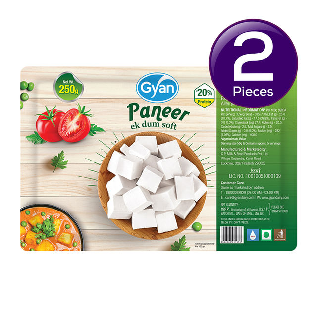 Gyan Dairy Paneer 250 g Combo