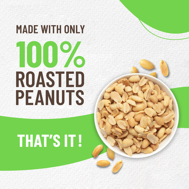 DiSano Natural Peanut Butter - Creamy, Unsweetened, 28.3% Protein, No Added Sugar,100% Peanut