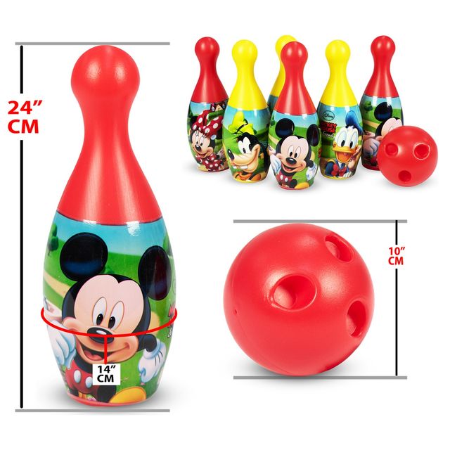 Itoys Bowling Set Box-mickey Mouse (Colour May Vary)