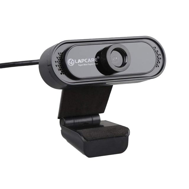 Lapcare Crystal Clear Web Camera With Noise Isolated Microphone, Hd Stremaing For Desktop & Laptop