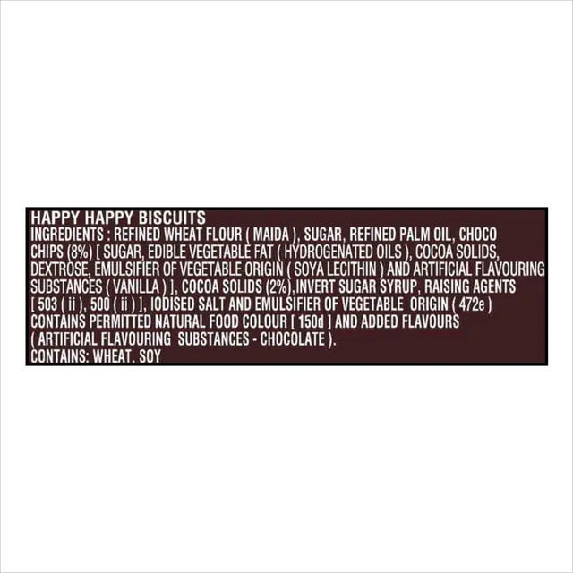Parle Happy Happy choco chip cookies