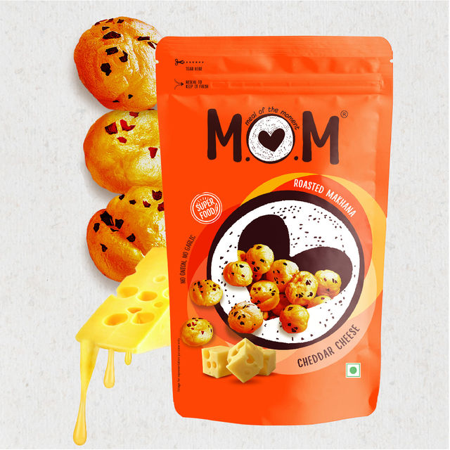 MOM Roasted Makhana Cheddar Cheese