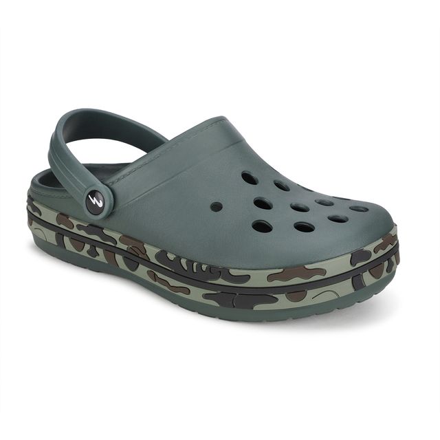 Campus Men's Clogs | Gc-4001 | Olive | UK9