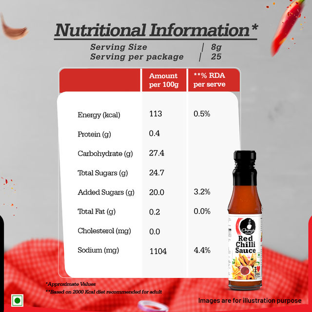 Ching's Secret Red Chilli Sauce | Bold | Fiery And Aromatic 200 g Combo
