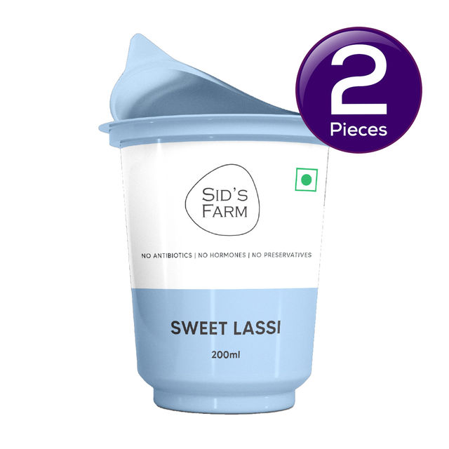 Sid's Farm Sweet Lassi 200 ml Combo