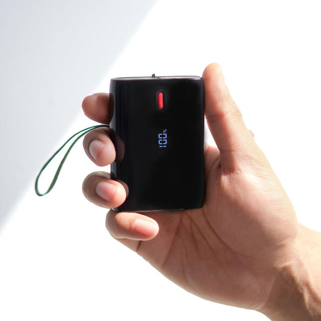 boAt 10000 mAh Pocket Size Power Bank w/ 2-Way 22.5W Fast Charging - PB300 Air (Carbon Black)