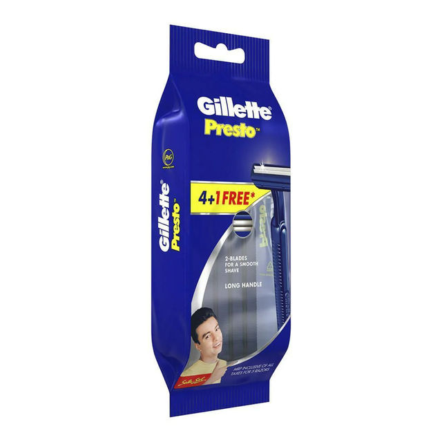 Gillette Presto Ready Shaver 5 Blades