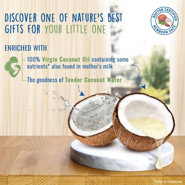 Parachute Advansed Baby Shampoo For Kids Tear Free Tender Coconut Water & Virgin Coconut Oil