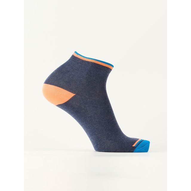Lux Mozze Men's Solid Cotton Ankle Socks | Assorted - Free Size