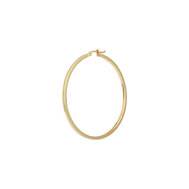 Carlton London 18kt Gold Plated Fancy Hoop Earring | B738010E