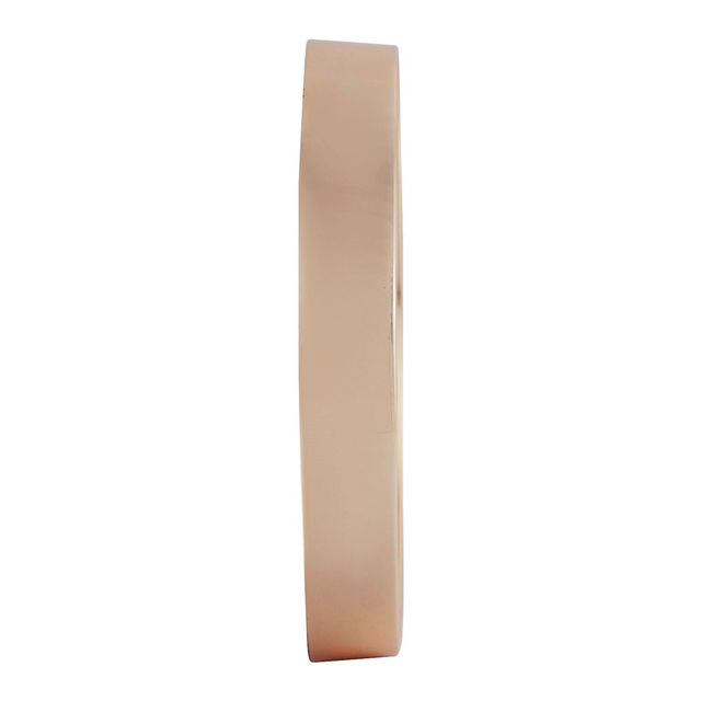 Nautica Modern WallClock For Stylish Home With Quartz Technology 1Pc Size(Abs) White/Rosegold