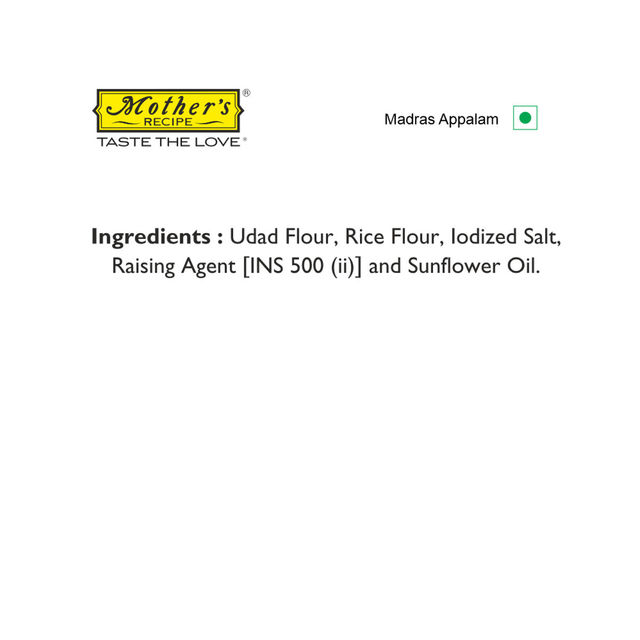 Mother's Recipe Appalam 100 g Combo