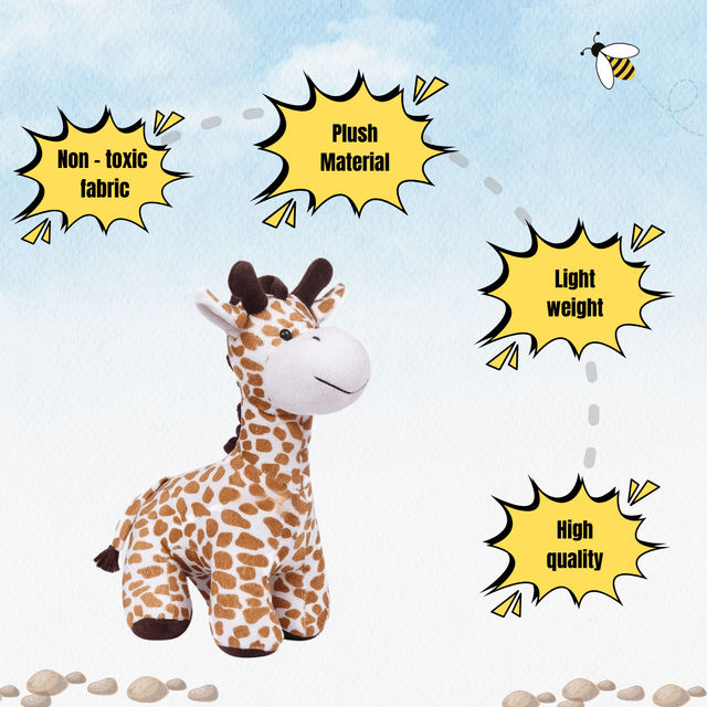 Toytales Happy Giraffe - 35 cm
