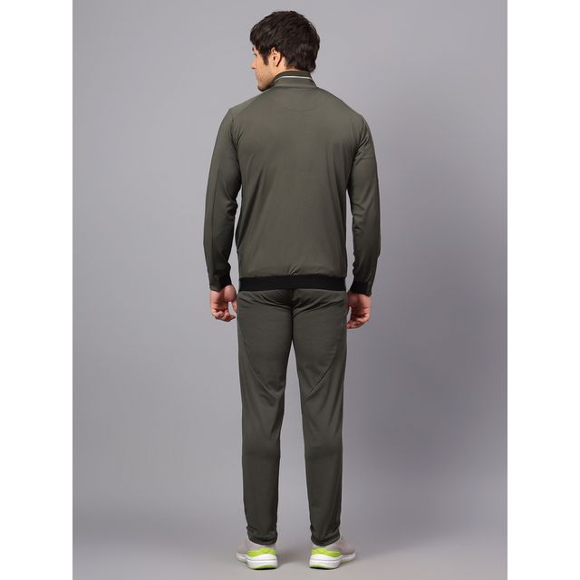 Shiv Naresh Unisex Tracksuit | SNTSW110M | Olive - XL