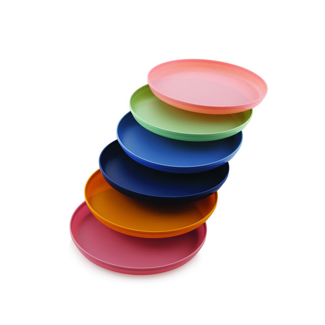 Mastercook Tit Bit Big Plates 6 Pcs Set Multi Colour