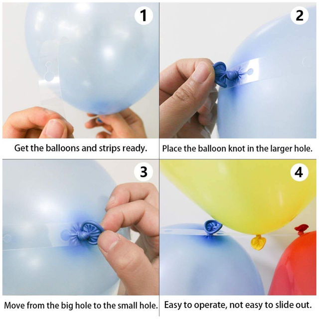 Let's Vybe Birthday Decoration Kit Blue and White