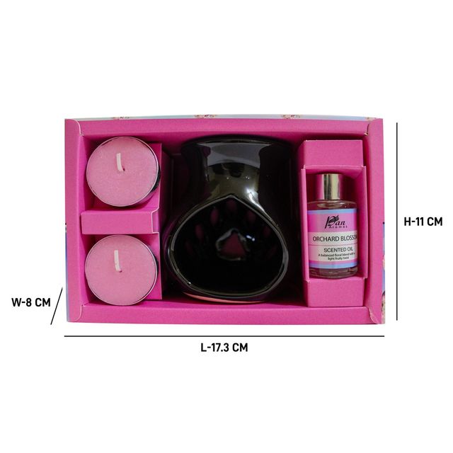 Pan Aromas Burner Gift  - Orchard Blossom| Rakhi Gift for Brother & Sister