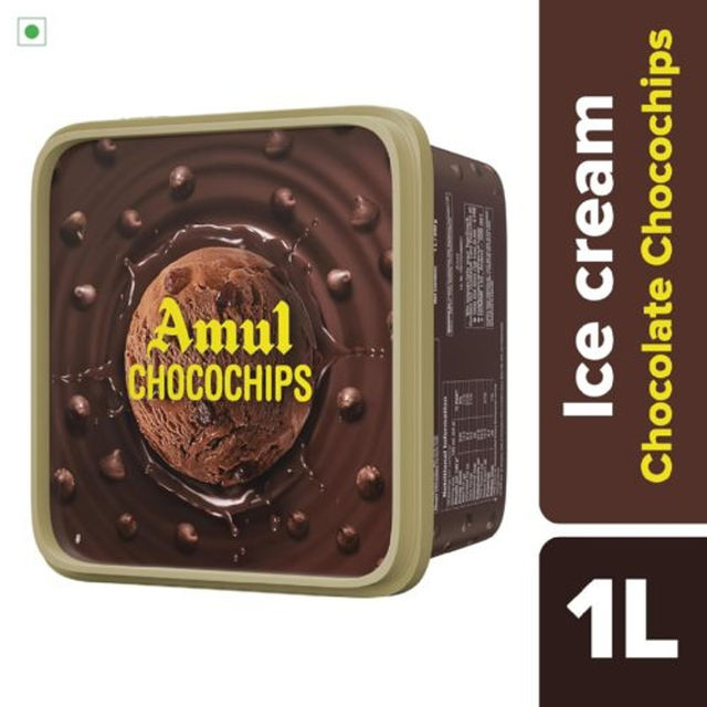 Amul Chocochip Ice Cream Tub 1 l Combo