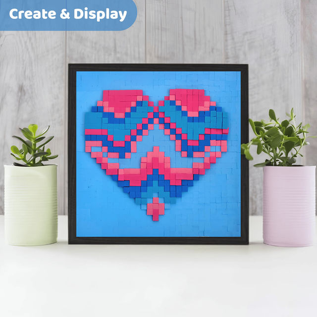 Jackinthebox Stick 'N' Stack Heart - Art & Craft Kit