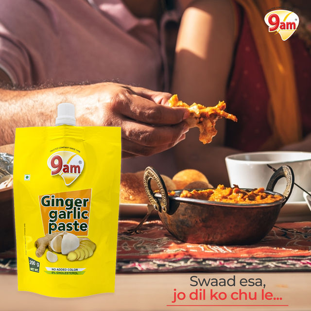 9am Ginger Garlic Paste 200 g Combo