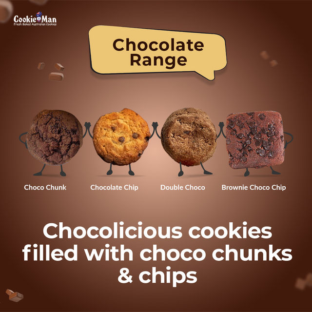 Cookie Man Choco Chip Chocolate Brownie