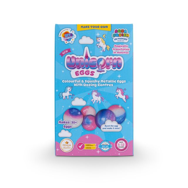 DIY Science Unicorn Eggs Aqua Squish Kit