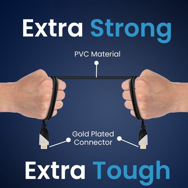 Portronics Konnect Sync 3M Cord Length Hdmi Cable