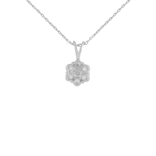 Voylla 925 Sterling Silver Cz Blue Stone Pendant With Chain