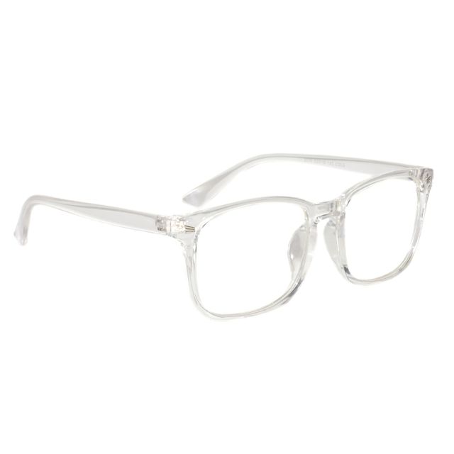 Peter Jones Unisex Acetate Eyeglass Frame | Transparent - Free Size