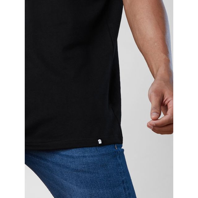 The Souled Store Men's Marvel Venom Oversized T-shirt | Black - L