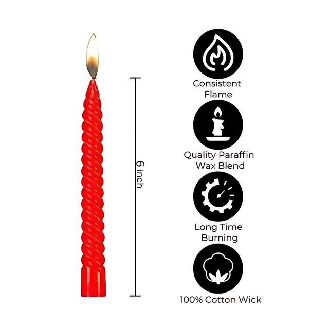 Multicolor Candle (Pack Of 12)
