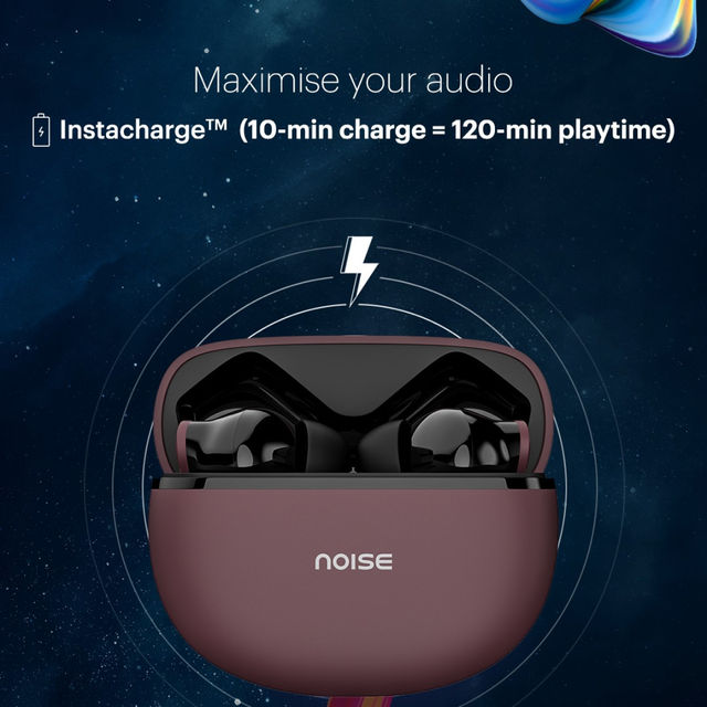 Noise Buds Vs102 Plus Bluetooth Earbuds (Environmental Noise Cancellation, Quad Mic)