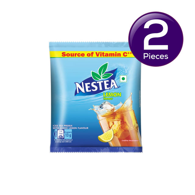 Nestea Lemon Iced Tea Premix - Refreshingly Good Pouch 400 g Combo
