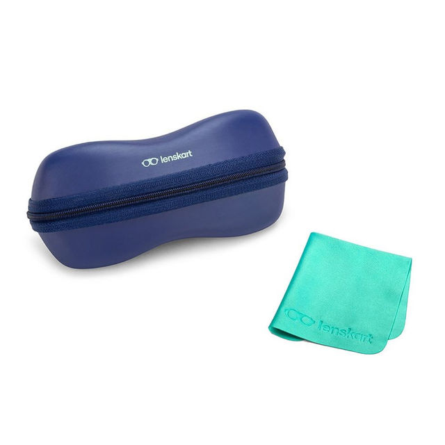 Adidas Unisex Cap | One Size Fit Most | Cd3042 | Blue (1pc) & Vincent Chase By Lenskart Unisex Solid Plastic Wayfarer Sunglasses | Black - L (1pc) Combo 