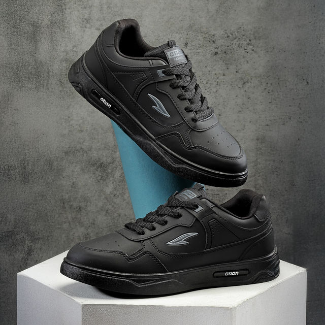 Buy Asian Boston-01 Men Sneakers Black (Size-6) Online - Price
