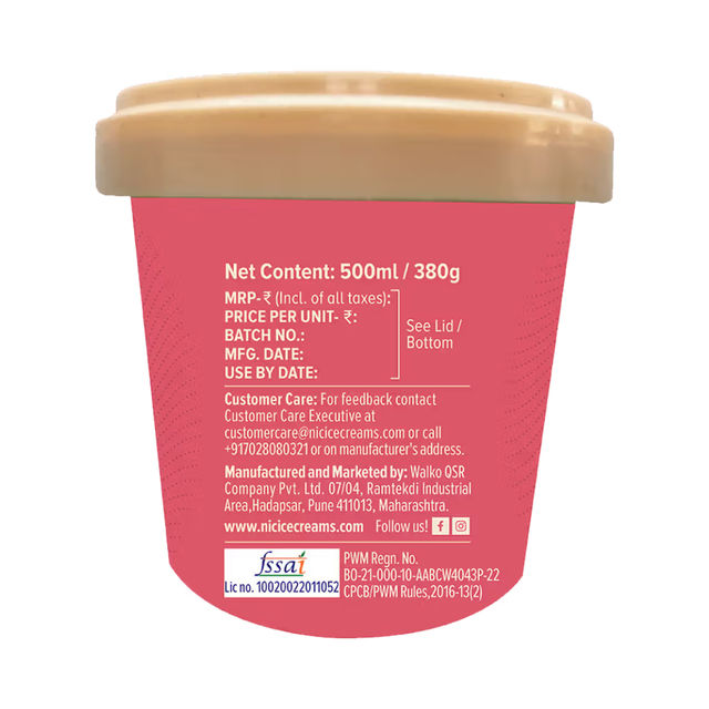 NIC Mixed Berries Ice Cream Tub