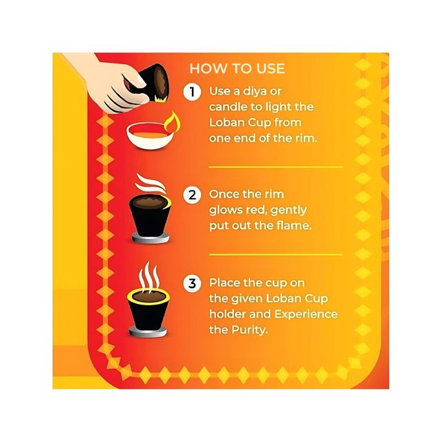 Mangaldeep Loban Dhoop Cup - For Purification Of Home (12 Cups)
