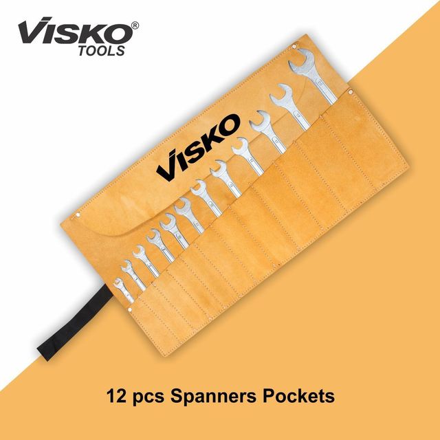 Visko Vlb 011 Tools Bag With 12 Spanner Pockets, Multipurpose Resin Tool Bag