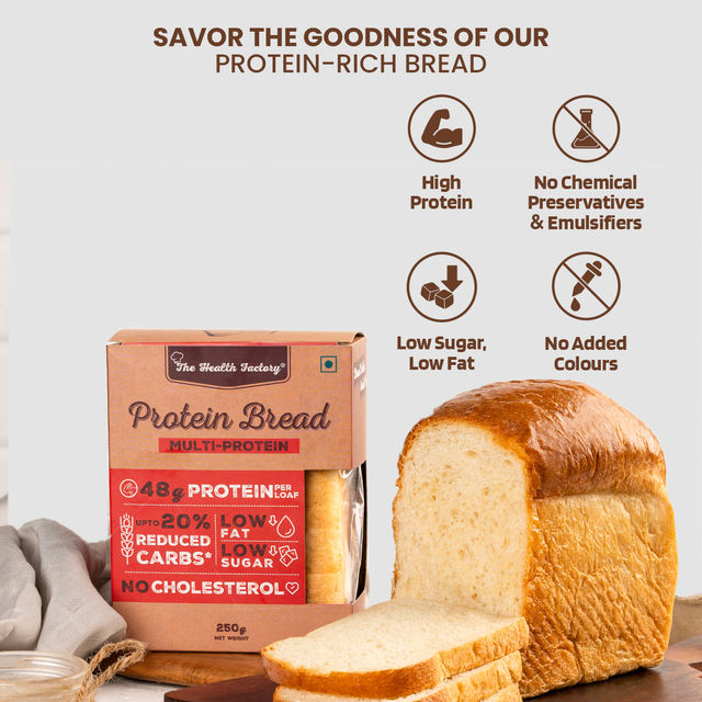 The Health Factory Multi Protein Bread | Clean Label - Not Brown