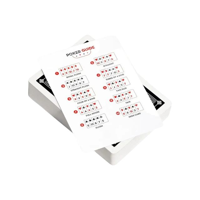 Parksons Cartamundi Black Box Poker Playing Cards | Vanguard - Black And White