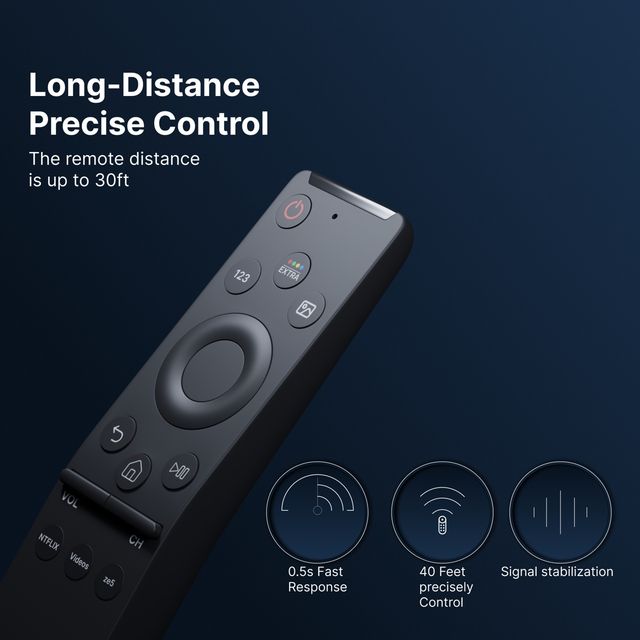 Ailkin Non-Voice Remote for Samsung LED Smart TV| Durable & Universal Compatibility