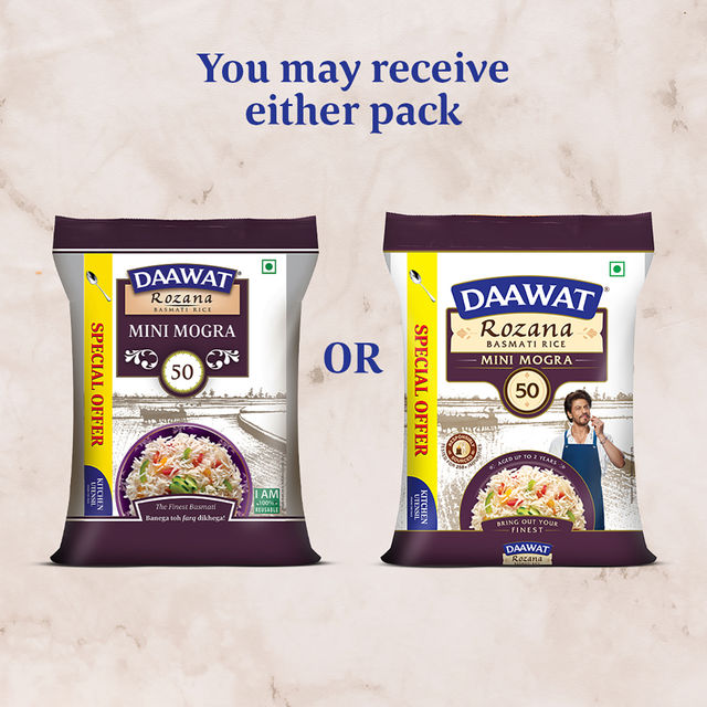 Daawat Rozana Mini Mogra Rice 5 kg Combo
