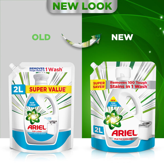 Ariel Stain Removal Top Load Washing Machine Detergent Liquid