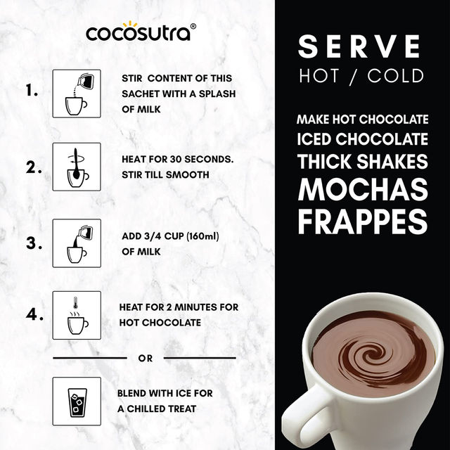 Cocosutra Sugar-Free Swiss Vanilla Drinking Chocolate Mix