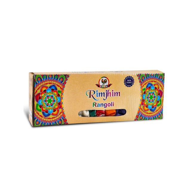 Pichai Rangoli Colours Pouch - Multicolor | Pack Of 10
