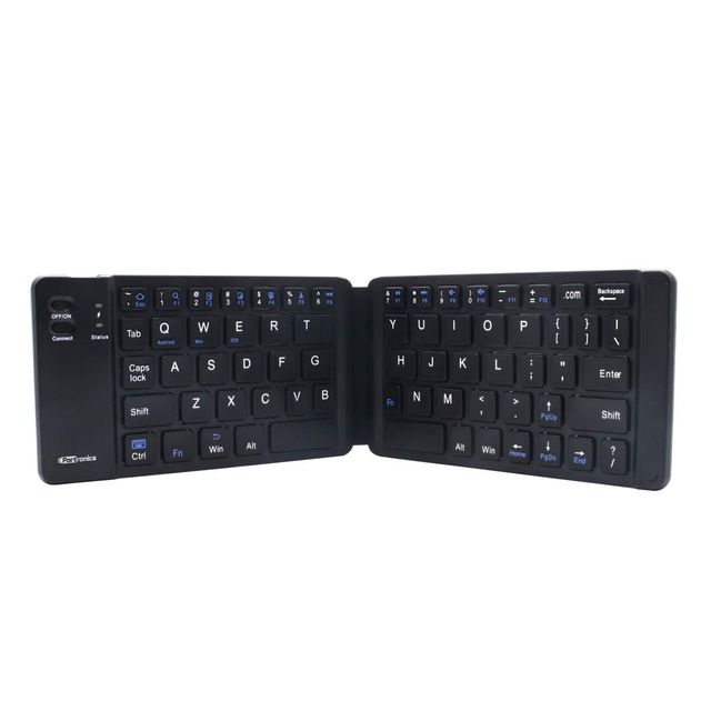 Portronics Wireless Rechargeable Foldable Keyboard(Black)