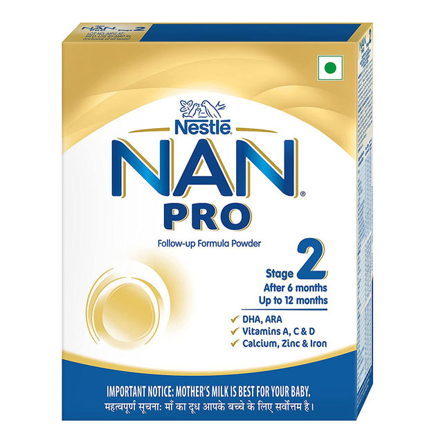 Nestle Nan Pro Stage 2 Follow-Up Formula After 6 Months 400 g Combo